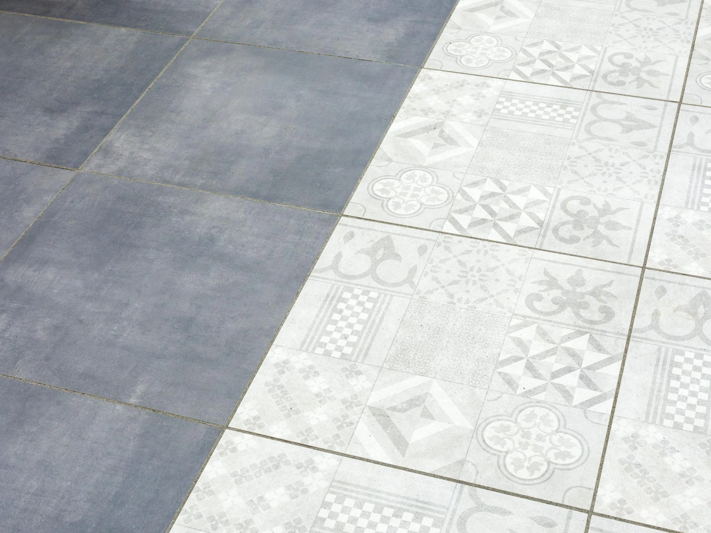 Gardenlux Keramische Tegel Cera4Line Decor Grijs 60 x 60 x 4 cm - Afbeelding 3